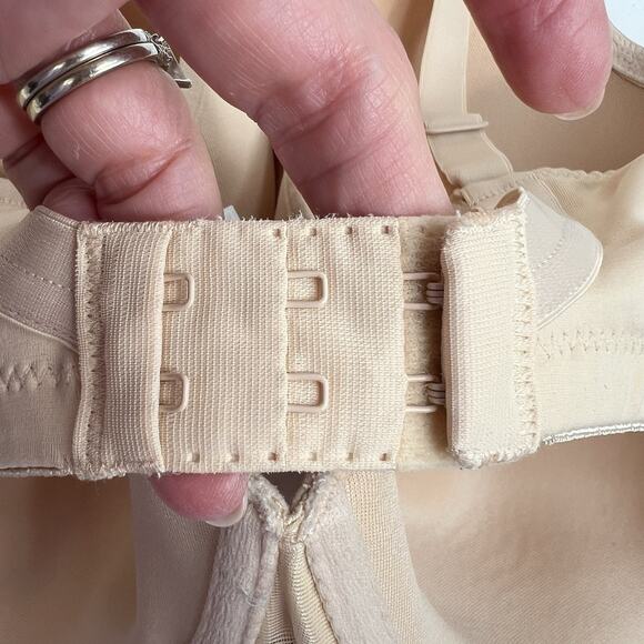 Panache 38G Porcelain Plunge Bra Seamless T-shirt Underwire Lightly Lined 3371 - Picture 6 of 16